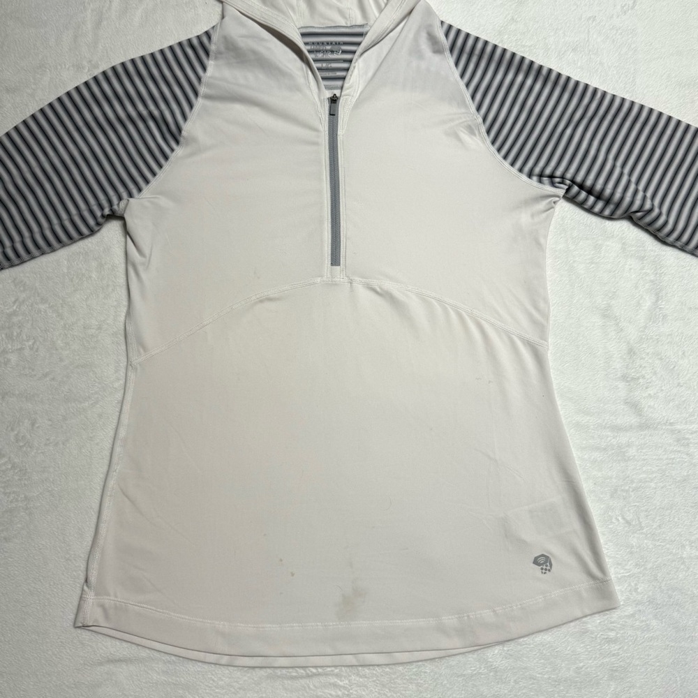 Mountain Hardwear Butterlicious Long Sleeve Hoody UPF 50 Sun hoodie Women’ Large - Picture 4 of 9